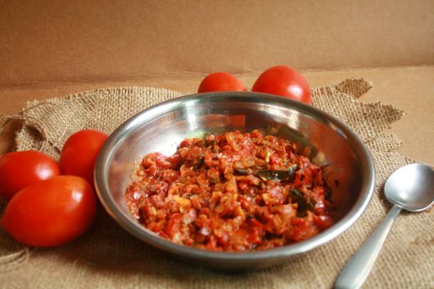 istock Delicious South Indian Tomato Curry or chutney 1315795330