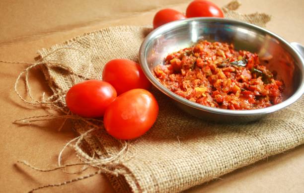istock Delicious South Indian Tomato Curry or chutney 1315795340