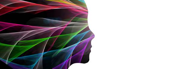 istock 3D rendered abstract female profile silhouette and white background 1315796072