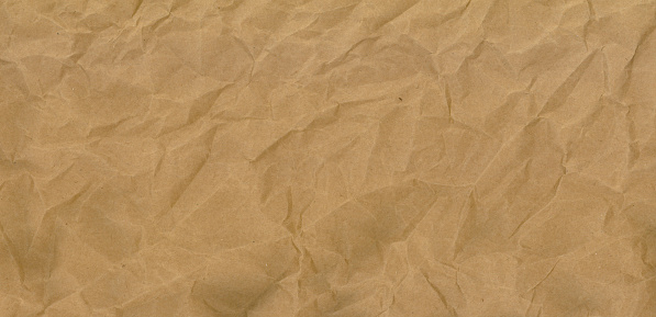 Abstract kraft paper texture, close up