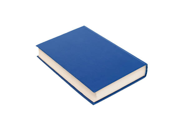 istock One book blue cover isolated on white background 1315811407