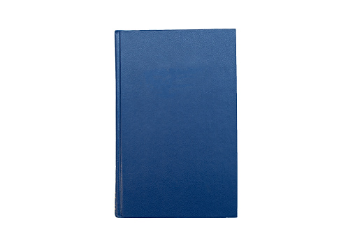 book blue cover, no inscriptions