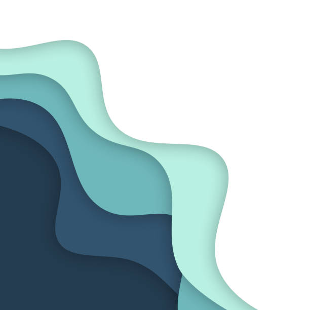 istock Vertical flyers with colorful paper cut waves shapes. 3D abstract paper style, design layout for business presentations, flyers, posters, prints, decoration, cards, brochure cover, banners 1315813112