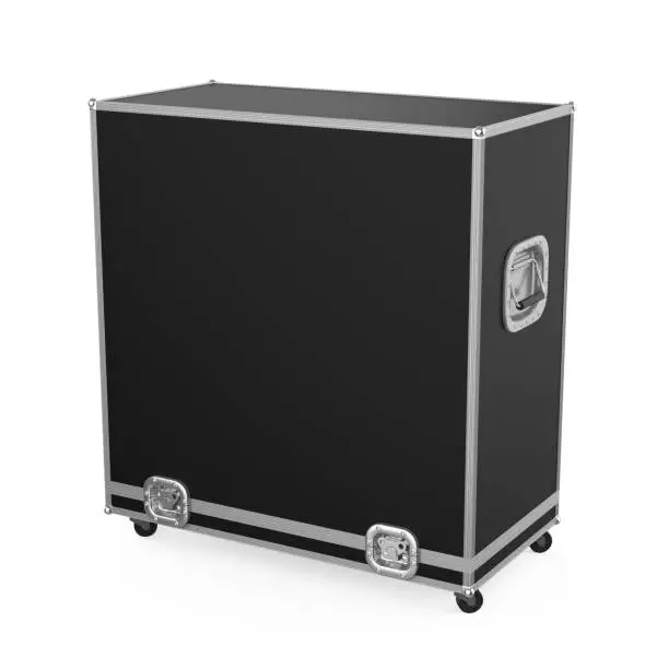 Photo of Metallic Road Case Isolated