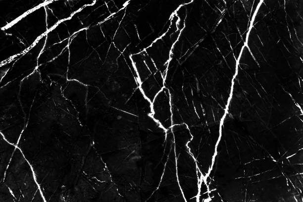 Marble natural abstract floor whhhhite black background