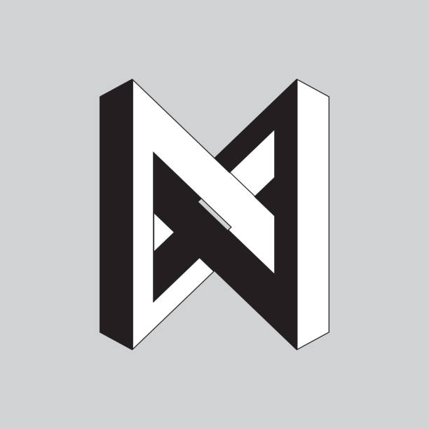 istock Illustration vector graphic of logo letter M, N, and W 1315813572
