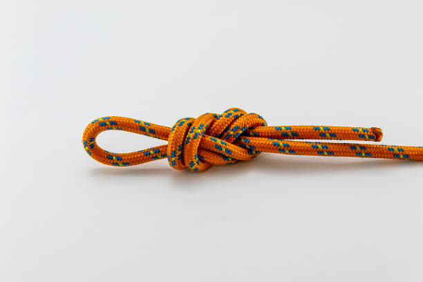 istock figure of eight knot orange rope example 1315817348
