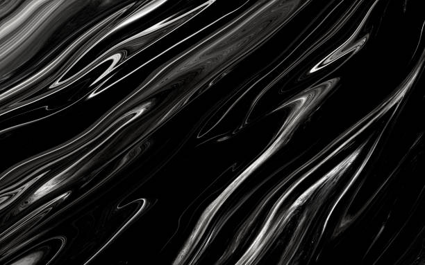 istock Black white marble oil ink liquid swirl texture for do ceramic counter dark abstract light background tile marble natural for interior decoration and outside. 1315819500
