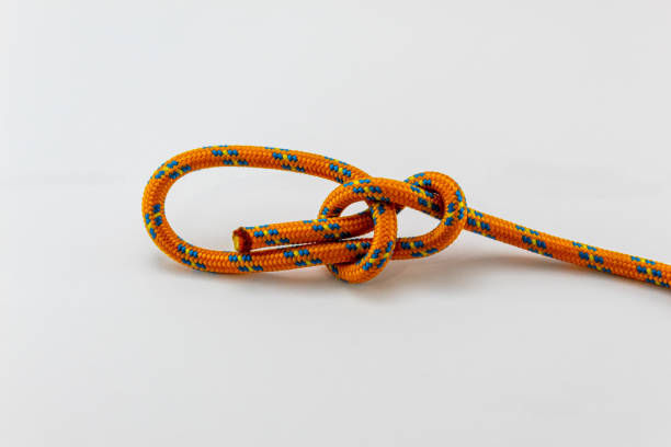 istock bowline knot orange rope example of with white background 1315825947