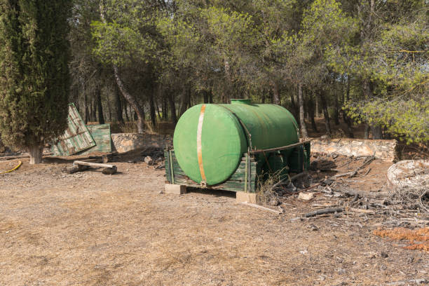 istock old green water tank 1315828175