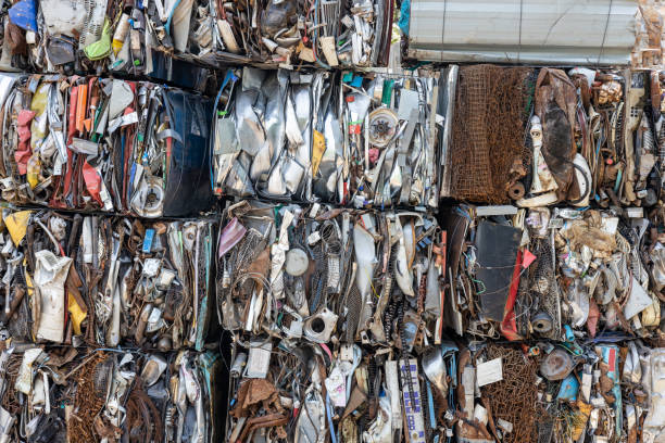 Scrap awaiting recycling. Save the world concept