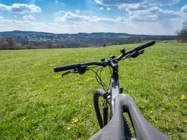 Spring bike tour through the Vogtland