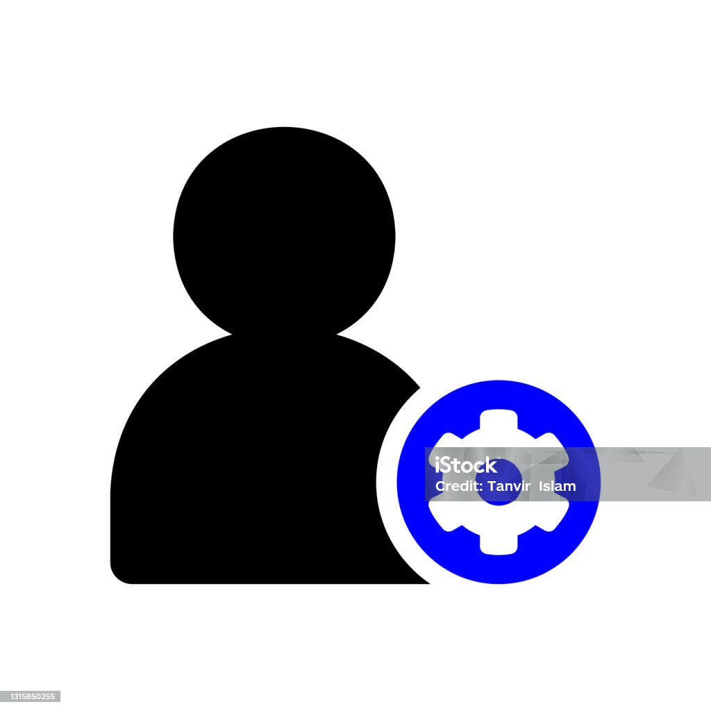 User Settings Vector User Settings Stock Illustration - Download Image Now - Account Closed ...