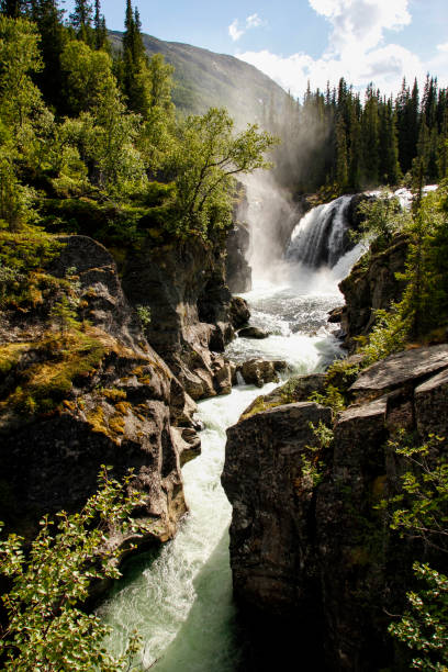 istock Rjukandefossen double waterfall, Hemsedal, Norway 1315862680