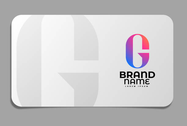 Letter G Logo on business card Letter G Logo on business card. Buy this Logo and Modify and use as your Company Logo or for your clients. Cheapest Logo set on the market. But It's rich in design and perfect for branding.
This design comes with the branding idea. So, Buy it and design your way. square business card mockup stock illustrations