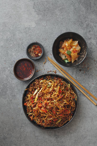 istock Spicy Korean Beef Noodles 1315881909