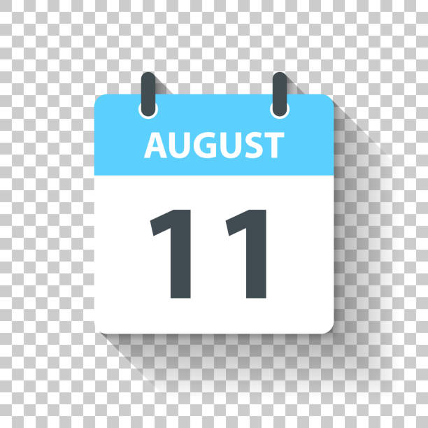 230+ August Number 11 Calendar Day Stock Photos, Pictures ...