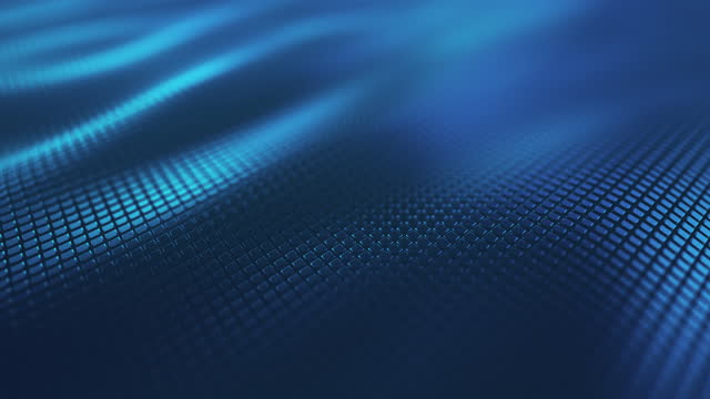 Abstract Shiny Surface - Motion Background - Dark Blue, Loopable