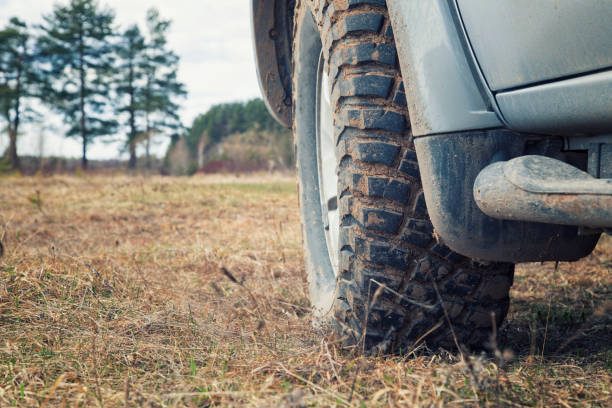istock Mud rubber for car for off-road driving. 1315891534