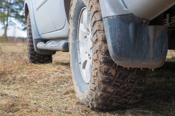 istock Mud rubber for car for off-road driving. 1315891567