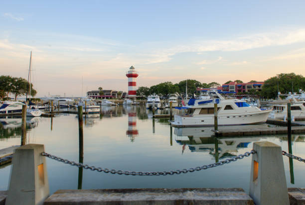 istock Lighthouse at Harbor Town-Hilton Head, South Carolina 1315898602