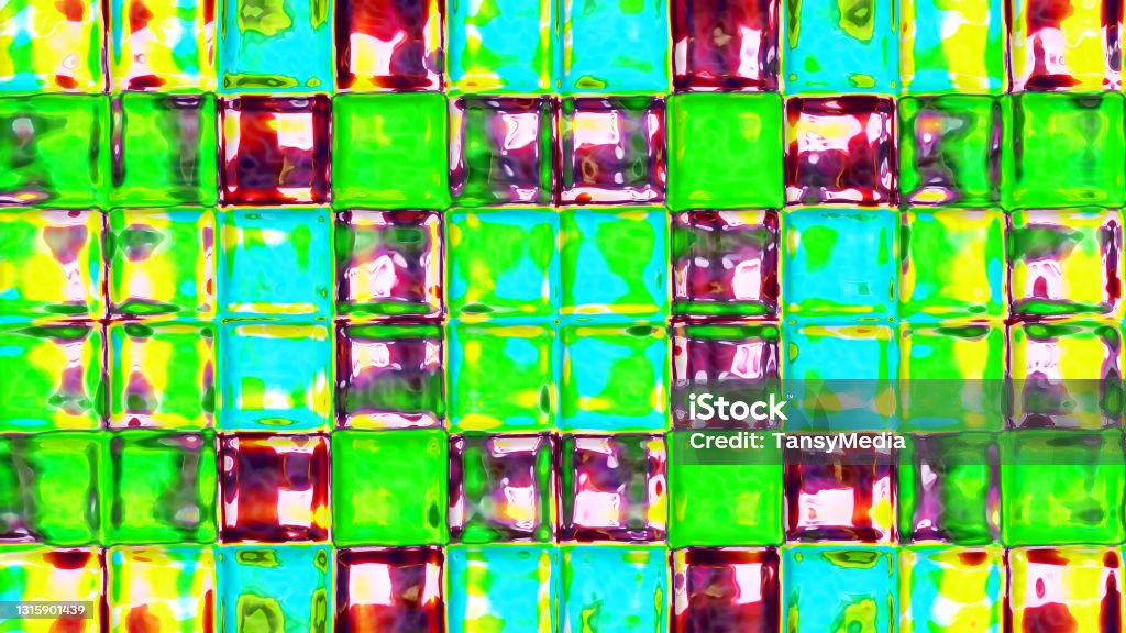 Abstract Grid Creative Pattern Digital Rendering Stock Illustration ...