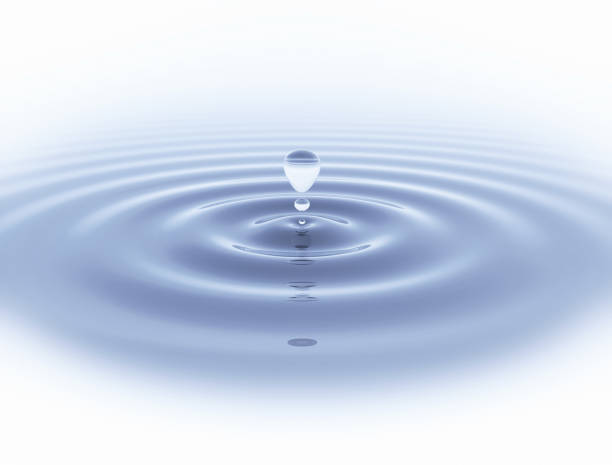 istock Fallen drop on the water surface. Nature and environment background 1315903773