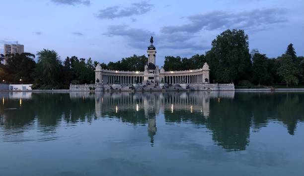 istock Retiro Park in late evening . Spring of Madrid 1315908298