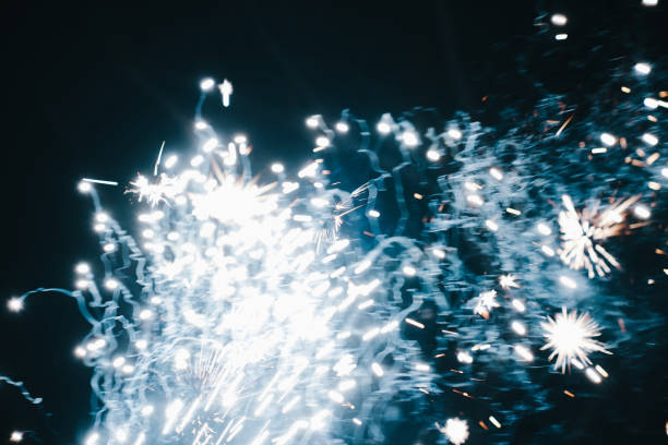 istock Fireworks at New Year and copy space 1315921744