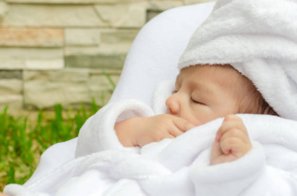istock Baby in spa session 1315956269