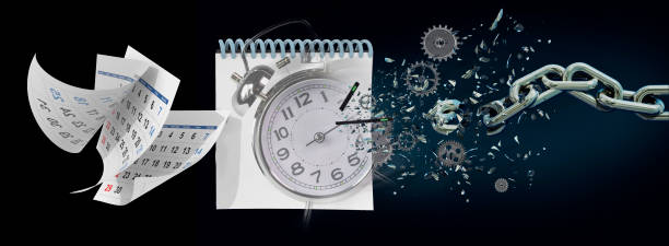 istock calendar flying, pages,, time clock breaking  time pass memory loss future new era feelings  gears free freedom psychology war destruction 1315959985