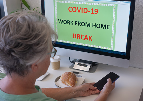 Coronavirus. With the covid-19 pandemic, work from home has increased. It's time for a break. With the vaccination of the population the contagion is reduced and this work system will decrease