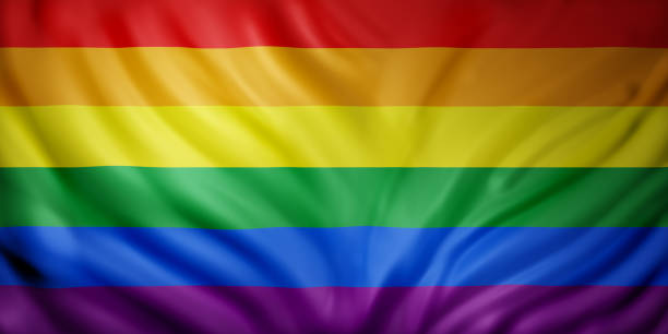 istock 3d rendering of a gay flag 1315989338