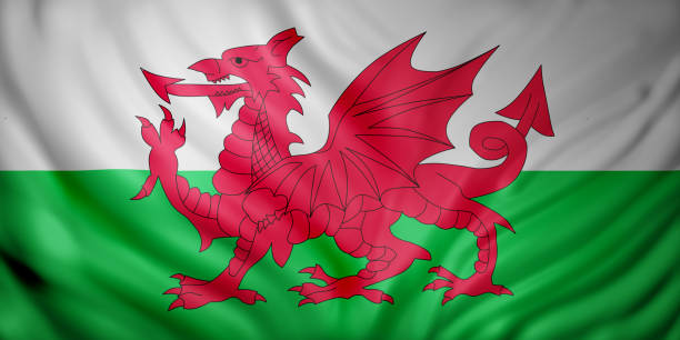 istock Wales flag waving 1315996827