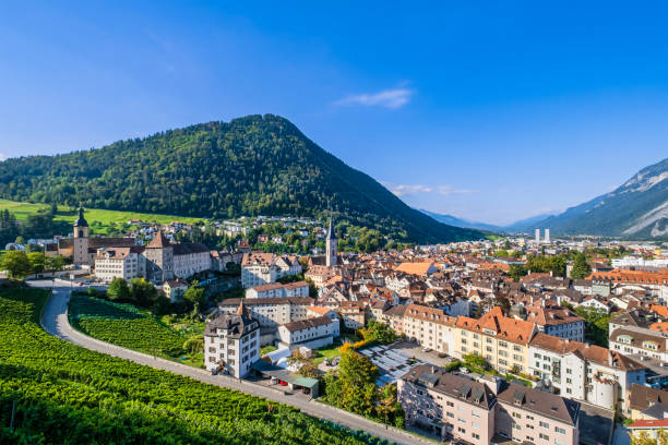 istock Switzerland - Panorama of Chur 1316000039