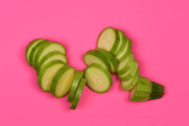 istock Perfectly retouched zucchini isolated on white. 1316001385