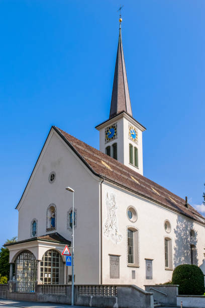 istock Switzerland - Bad Ragaz, the Catholic church 1316001394