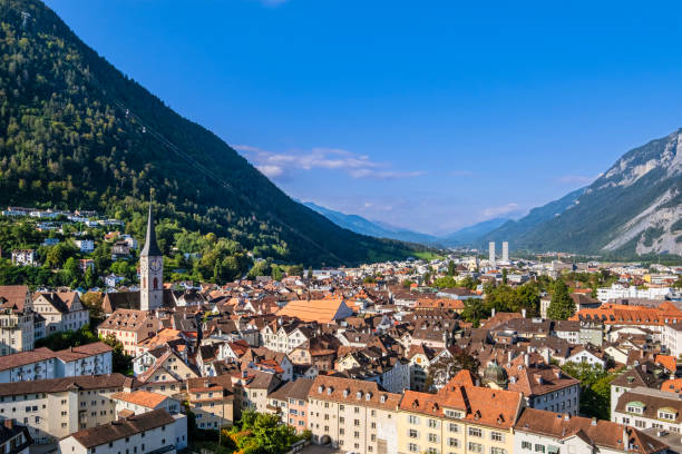 istock Switzerland - Panorama of Chur 1316001543