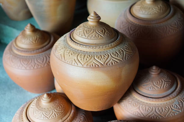 handmade container to use as pot for put in drinking water