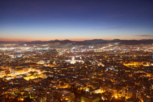 istock Aerial view of Athens 1316009091