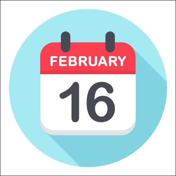 450 February 16 Stock Photos, Pictures & Royalty-Free Images - iStock | Calendar february 16