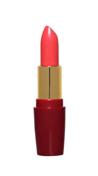 istock Open red lipstick golden red tube 1316009241