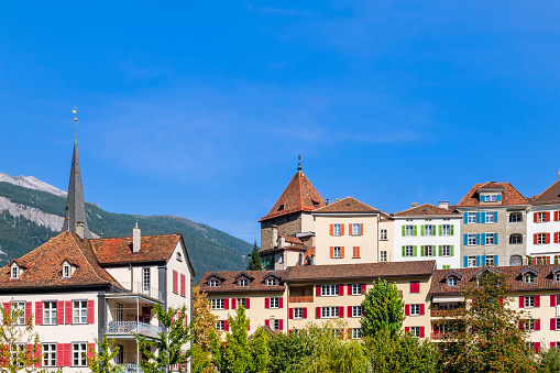 Historic buildings of Chur, in the Swiss canton of Graubunden