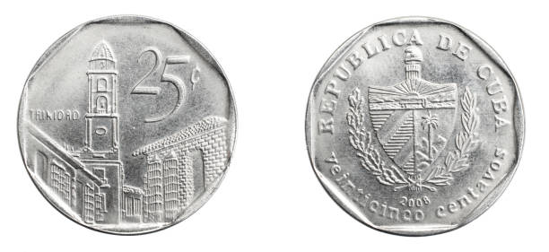 istock Cuba twenty five centavo coin on white isolated background 1316011294