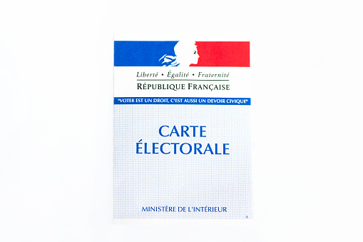 French electoral card