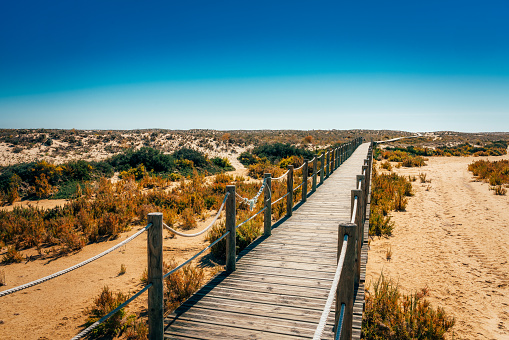 boardwalks to the beach, Algarve, Portugal