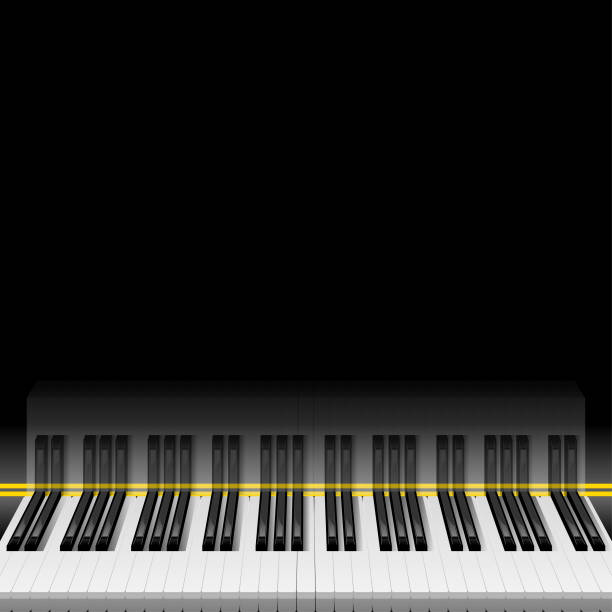 istock Abstract Piano Keys Music Keyboard Instrument Song Melody Vector Design Style 1316014850