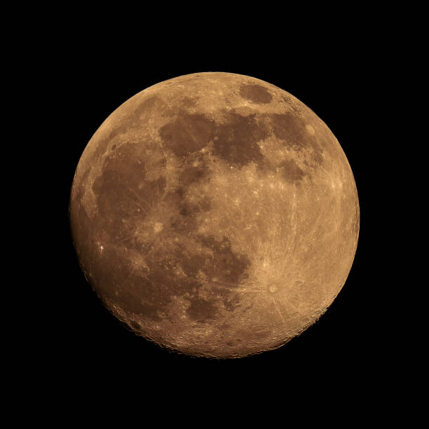 istock Full red moon in the night sky 1316015735