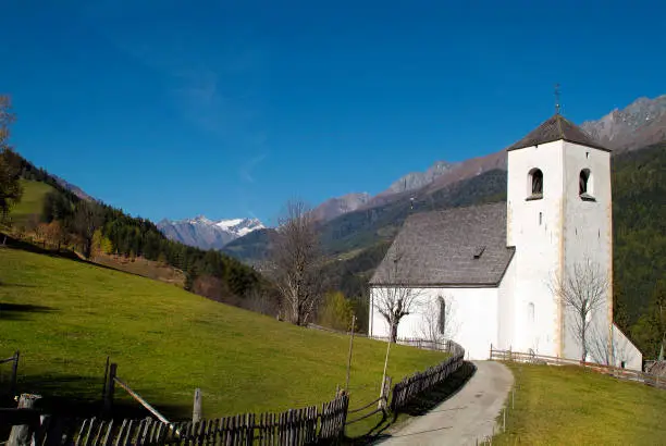 Austria, Matrei, "nChurch of St. Nicholas built in the 12th century in Romanesque style