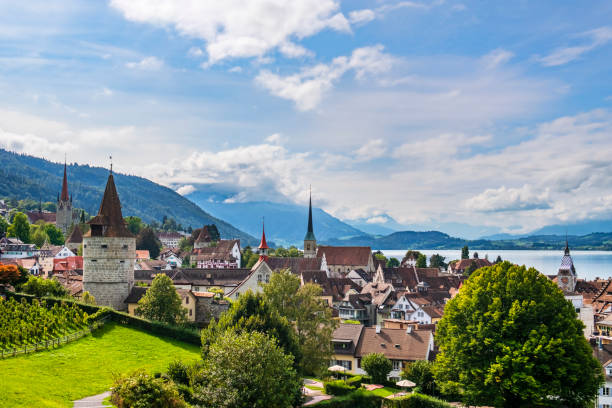 istock Panorama of Zug - Switzerland 1316020829